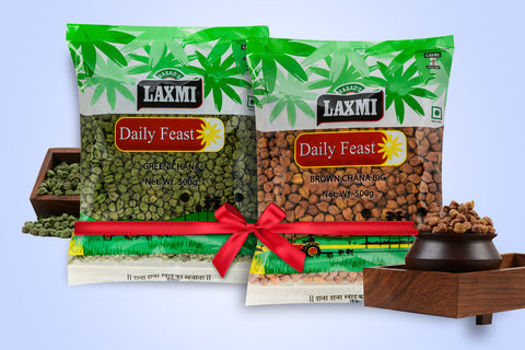 Big Brown Chana & Green Chana | Pack of 500 Gm Each
