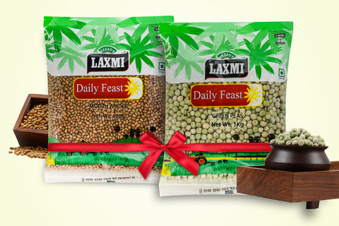 Combo Green Peas & Whole Muth pack of 500g