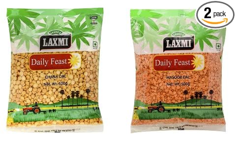 Combo of Chana Dal & Masoor Dal | Pack of 500 gm each