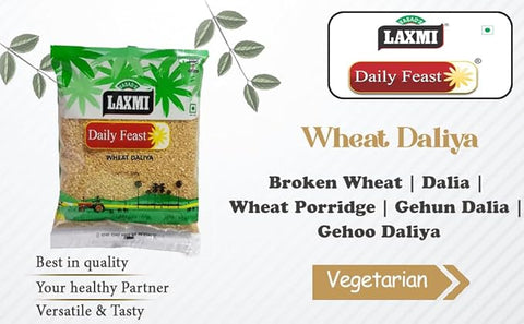 Wheat Daliya  | Broken Wheat | Dalia | Wheat Porridge | Gehun Dalia | Gehoo Daliya