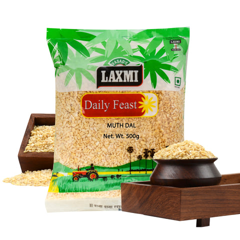 Muth Dal 500 gm | Matki | Moth Bean (Pack of 1)