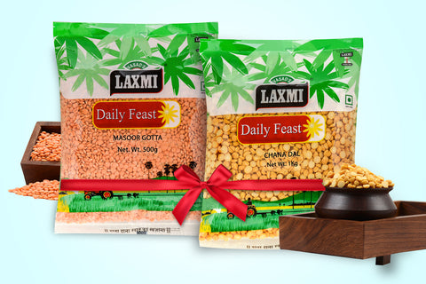 Combo of Chana Dal & Masoor Dal | Pack of 500 gm each